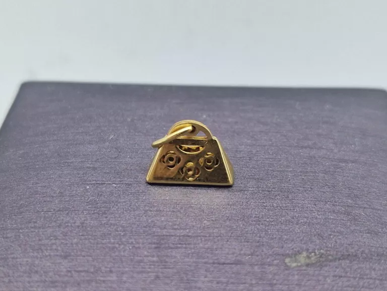 ZŁOTA ZAWIESZKA TOREBKA 0,56G PR. 375