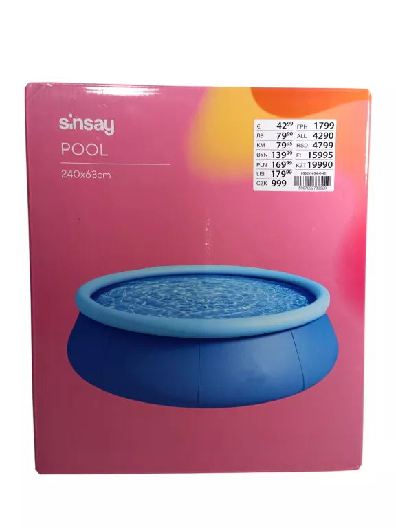 BASEN SINSAY POOL 240X63CM