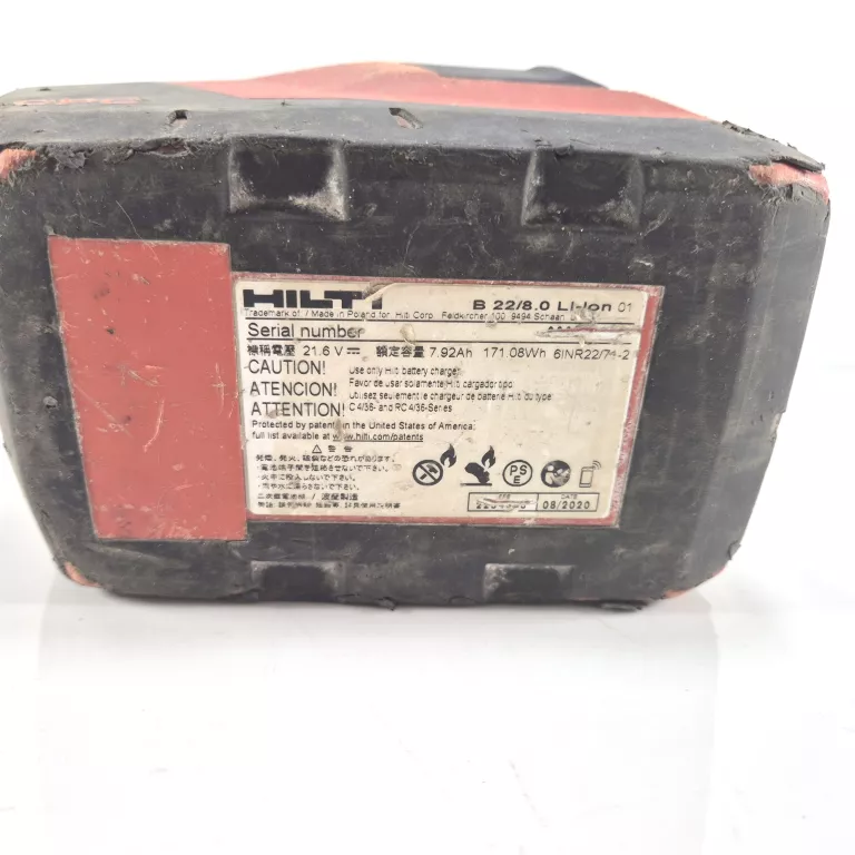 AKUMULATOR HILTI B22 8.0