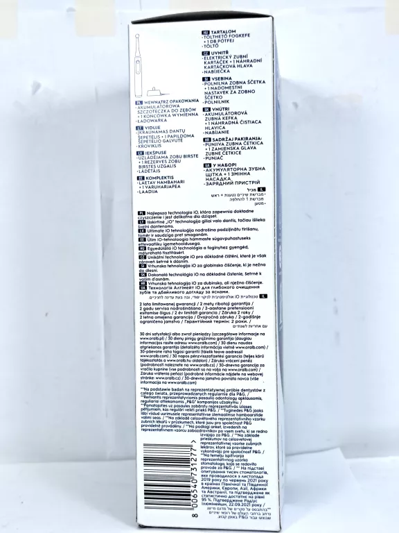 BRAUN ORAL-B SZCZOTECZKA ELEKTRYCZNA IO 3 BLACK