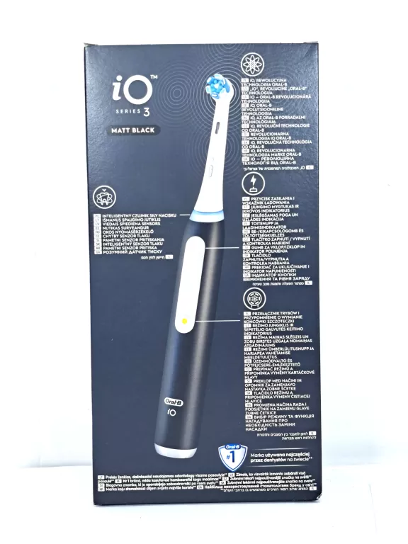 BRAUN ORAL-B SZCZOTECZKA ELEKTRYCZNA IO 3 BLACK