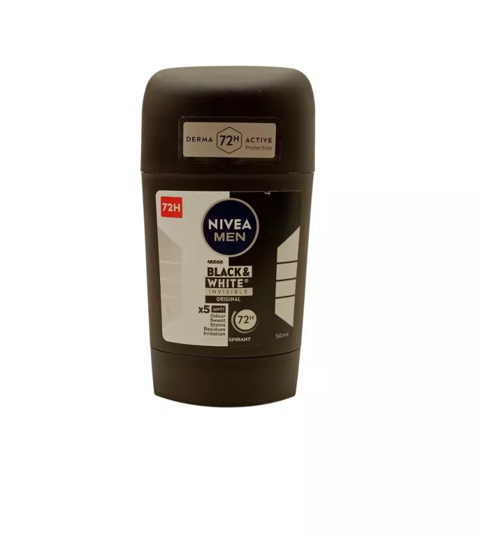 NIVEA MEN BLACK & WHITE INVISIBLE ORIGINAL 50 ML ANTYPERSPIRANT W SZTYFCIE