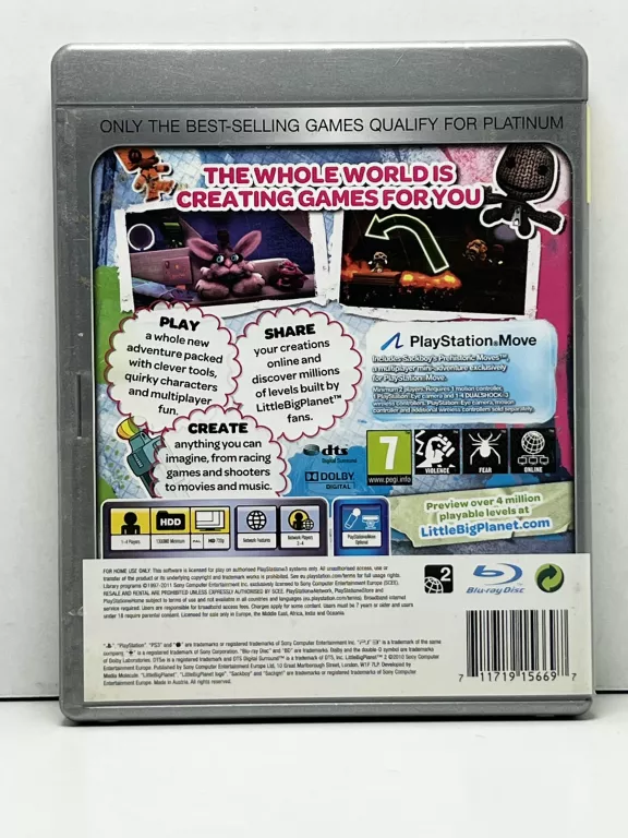 GRA PS3 LITTLE BIG PLANET 2