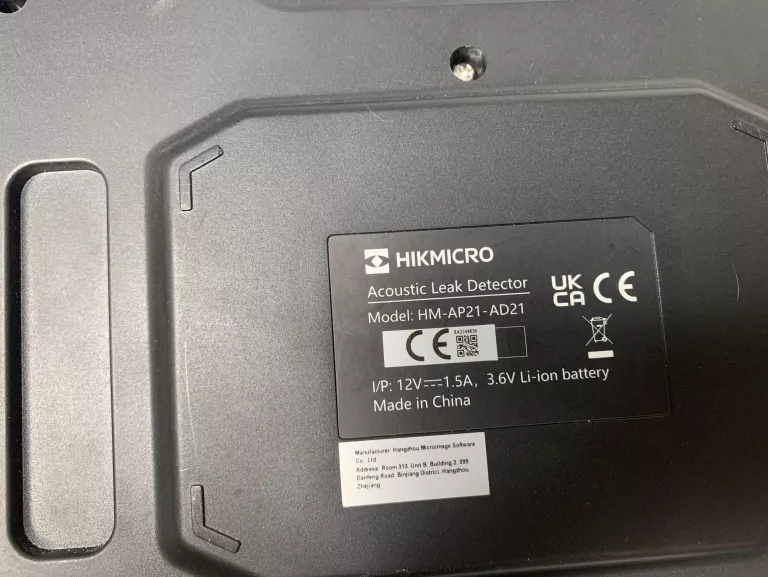 GEOFON DO WYCIEKÓW WODY | AKUSTYCZNY DETEKTOR HIKMICRO AD21