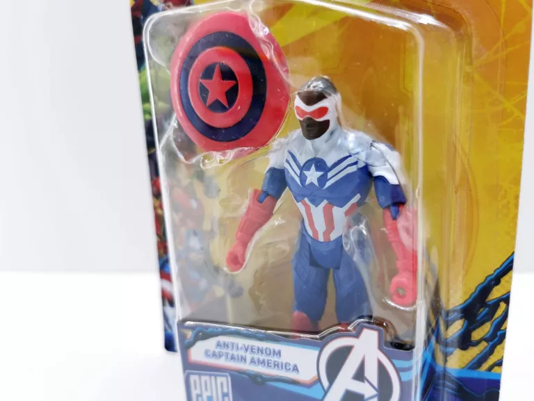 MARVEL AVENGERS FIGURKA ANTI-VENOM KAPITAN AMERYKA 10 CM VENOMVERSUS G181