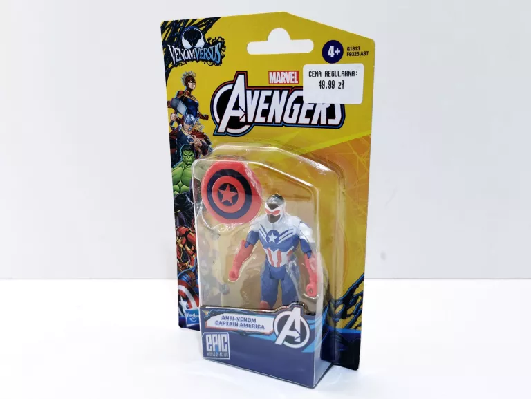 MARVEL AVENGERS FIGURKA ANTI-VENOM KAPITAN AMERYKA 10 CM VENOMVERSUS G181