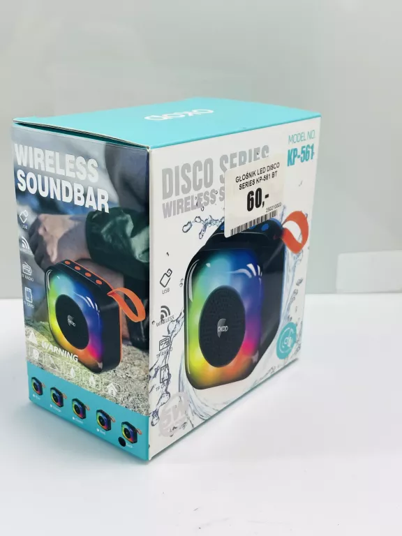 GŁOŚNIK DISCO SERIES WIRELESS SOUNDBAR KP-561