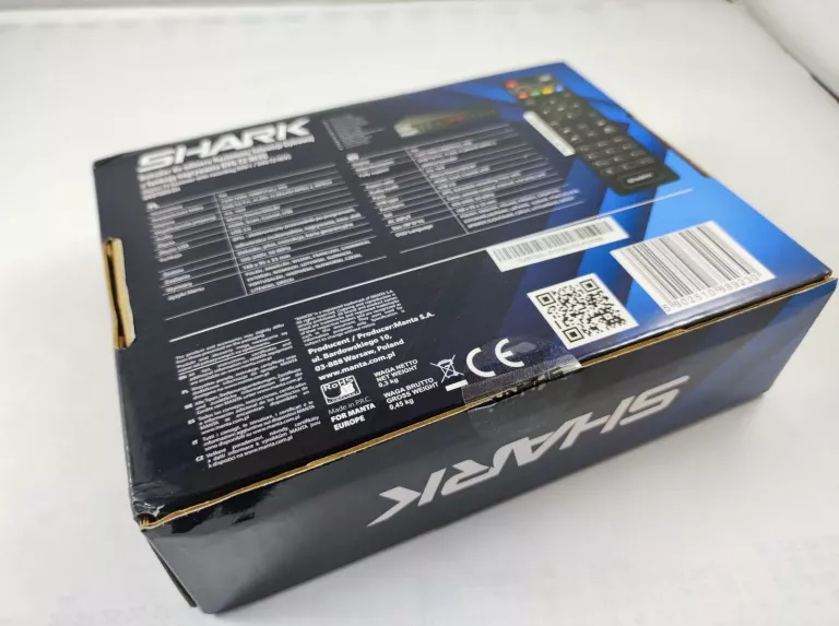 DEKODER DVBT SHARK DVBT005-SH PLOMBY KOMPLET