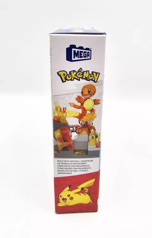 ZESTAW KLOCKÓW MEGA CONSTRUX POKEMON CHARMANDER OGNISTY ATAK / 81 SZTUK
