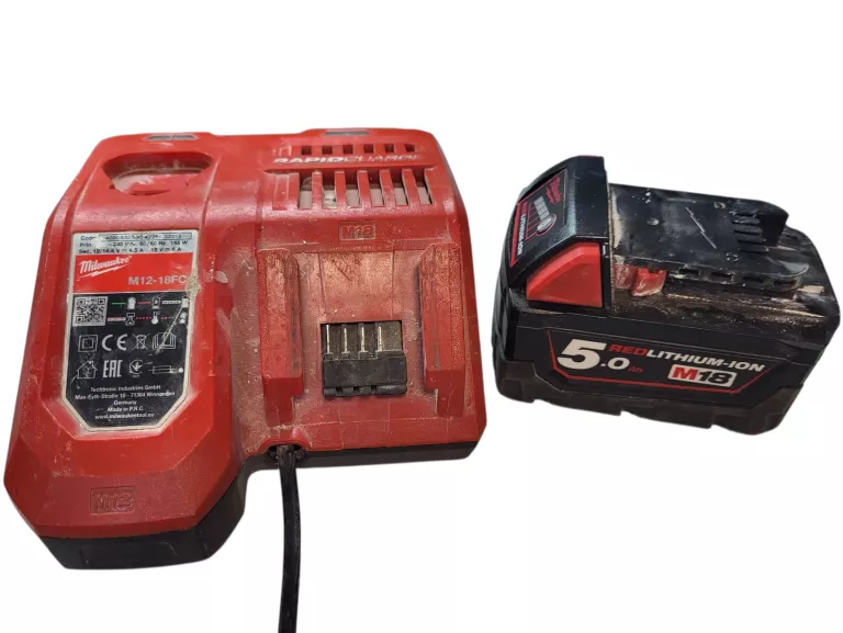 MILWAUKEE BATERIA AKUMULATOR 18V 5.0AH M18B5 +ŁAD