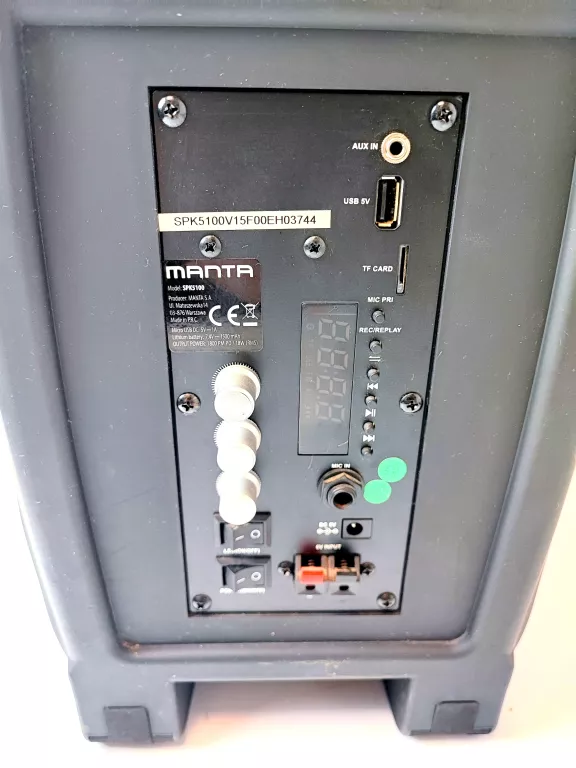 GŁOŚNIK BLUETOOTH MANTA SPK5100