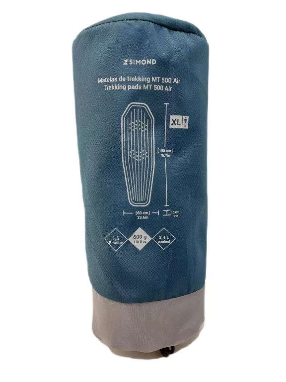 MATERAC DMUCHANY SIMOND FORCLAZ MT500 AIR XL - 195 X 60 CM DLA 1 OSOBY