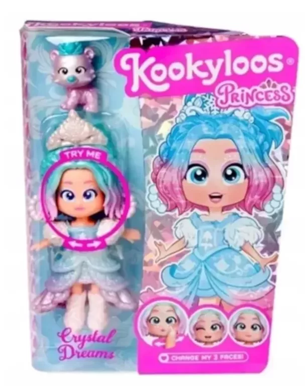 KOOKYLOOS LALKA LALECZKA CRYSTAL DREAMS SERIA PRINCESS MIŚ KSIĘŻNICZKA