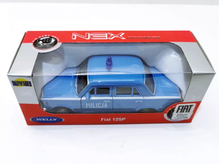 WELLY MODEL FIAT 125P MILICJA