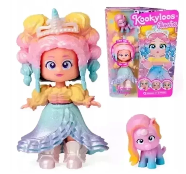 KOOKYLOOS SERIA PRINCESS UNICORN MAGIC FABRYCZNIE ZAPAKOWANE