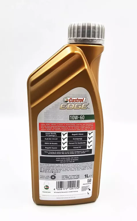 OLEJ SILNIKOWY CASTROL EDGE SUPERCAR 10W-60 / 1L