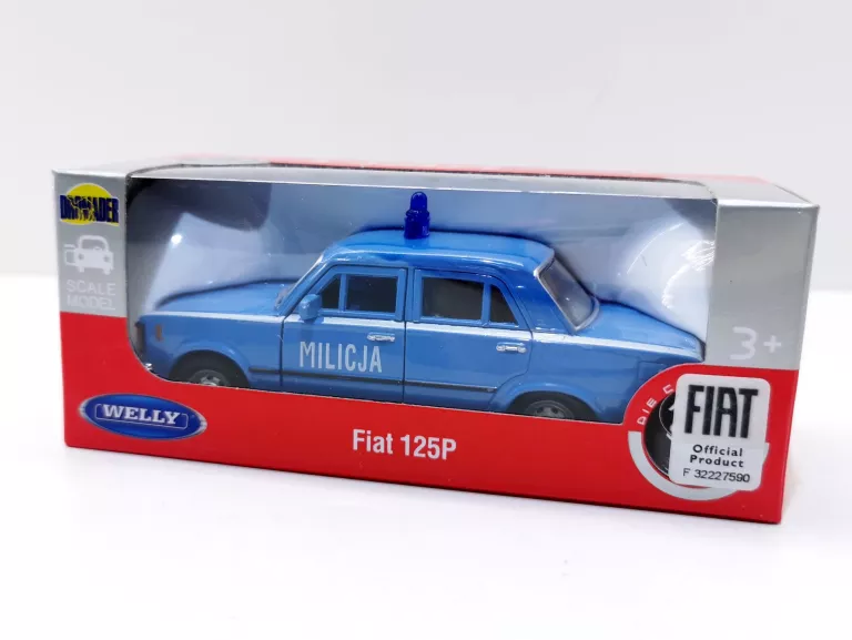 WELLY MODEL FIAT 125P MILICJA