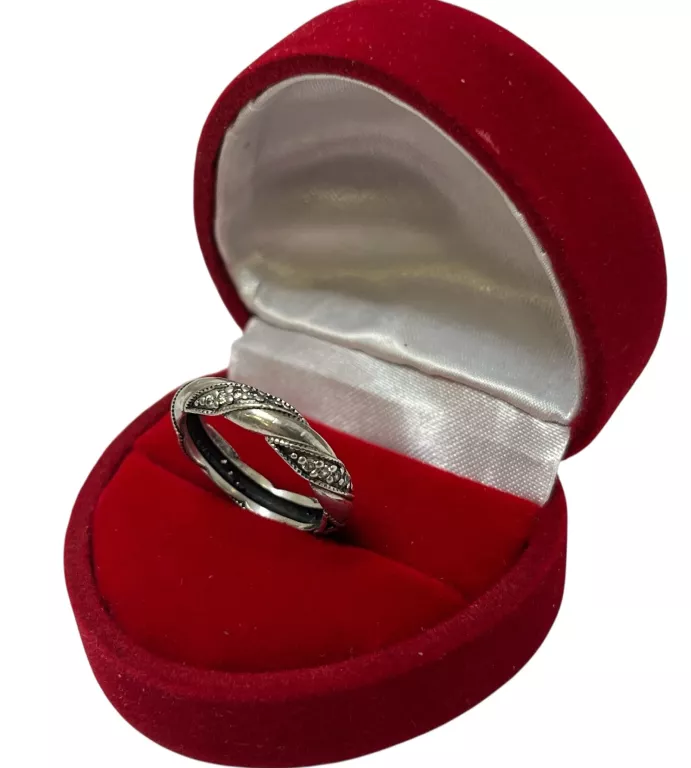 PIĘKNY, SREBRNY PIERŚCIONEK PANDORA RIBBON OF LOVE 190981CZ ROZMIAR 10