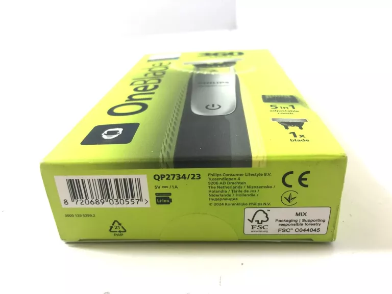 MASZYNKA PHILIPS ONEBLADE QP2734/23 PUDEŁKO