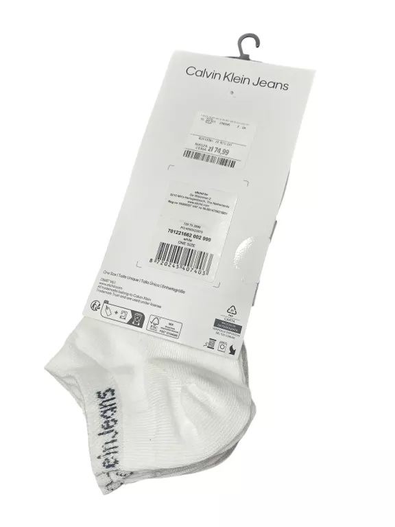 SKARPETKI CALVIN KLEIN SNEAKER DAMSKIE 6 PAR