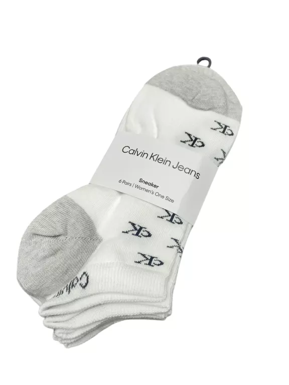 SKARPETKI CALVIN KLEIN SNEAKER DAMSKIE 6 PAR