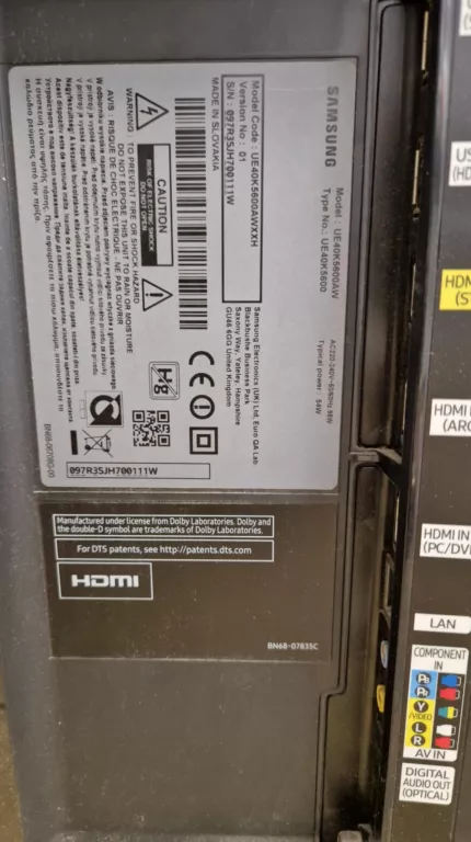 TELEWIZOR SAMSUNG UE40K5600AW