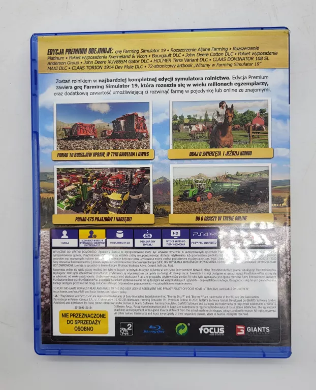 GRA NA PS4 FARMING SIMULATOR 19