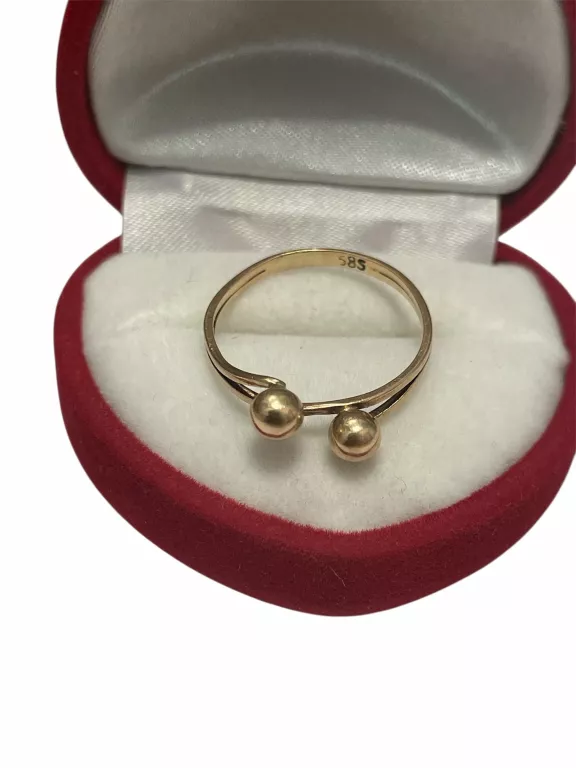 ZŁOTY PIERŚCIONEK PR.585 W.1,57G R.18