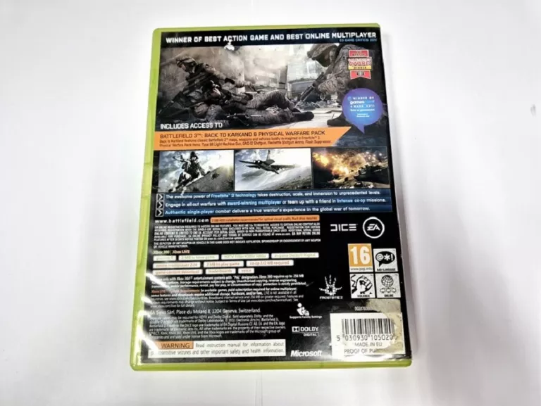 GRA XBOX 360 BATTLEFIELD 3