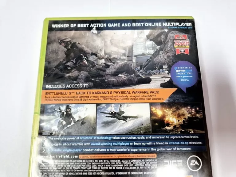 GRA XBOX 360 BATTLEFIELD 3