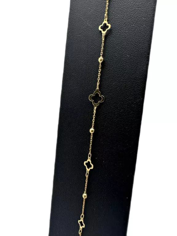 PIĘKNA ZŁOTA BRANSOLETKA CELEBRYTKA VC 585 1,10G 19CM