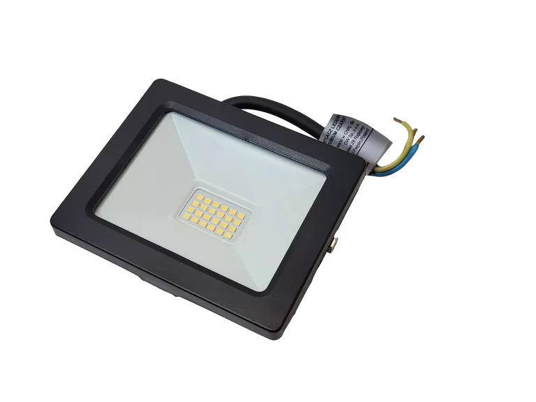 NAŚWIETLACZ LEDOWY GERMINA 20W 4000K CZARNY KOMPLET