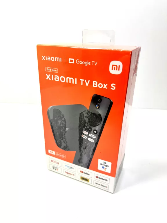 ODTWARZACZ MULTIMEDIALNY XIAOMI TV BOX S 2ND GEN / ZAFOLIOWANY!