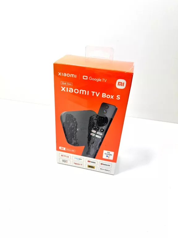 ODTWARZACZ MULTIMEDIALNY XIAOMI TV BOX S 2ND GEN / ZAFOLIOWANY!