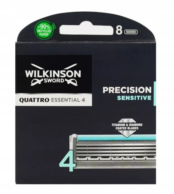 WILKINSON QUATTRO TITANIUM SENSITIVE WKŁADY 8 SZTUK