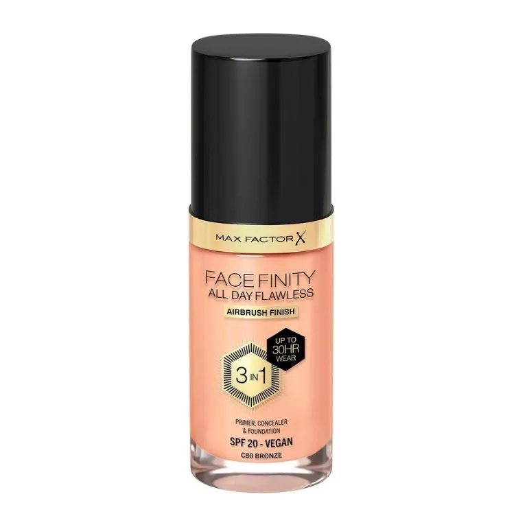 MAX FACTOR FACEFITNIY ALL DAY FLAWLESS C80 BRONZE PODKŁAD DO TWARZY 30 ML