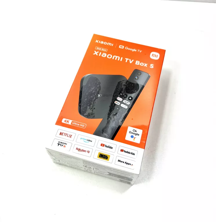 ODTWARZACZ MULTIMEDIALNY XIAOMI TV BOX S 2ND GEN / ZAFOLIOWANY!