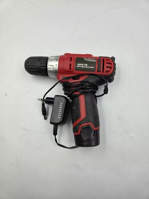 WKRĘTARKA AKUMULATOROWA MATRIX AKN 12 V ŁADOWARKA