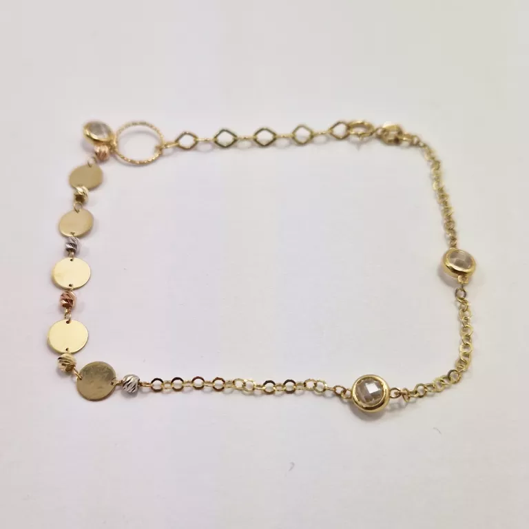 ZŁOTA BRANSOLETKA [585; 2,66 G; 17-20 CM]