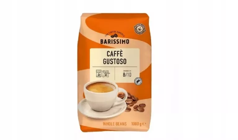 KAWA ZIARNISTA MIESZANA BARISSIMO CAFFE GUSTOSO 8/10  1000 G