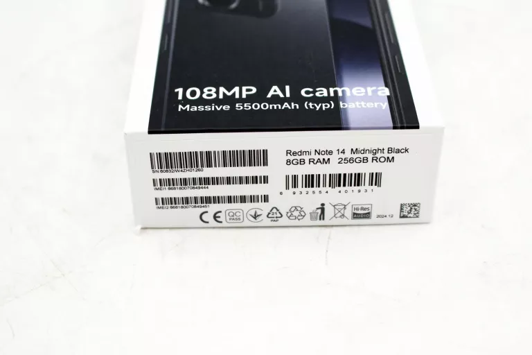 TELEFON XIAOMI REDMI NOTE 14 8GB/256GB