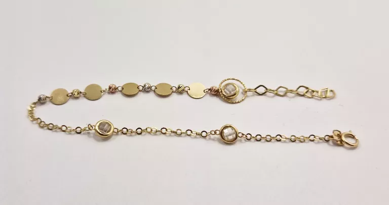 ZŁOTA BRANSOLETKA [585; 2,66 G; 17-20 CM]