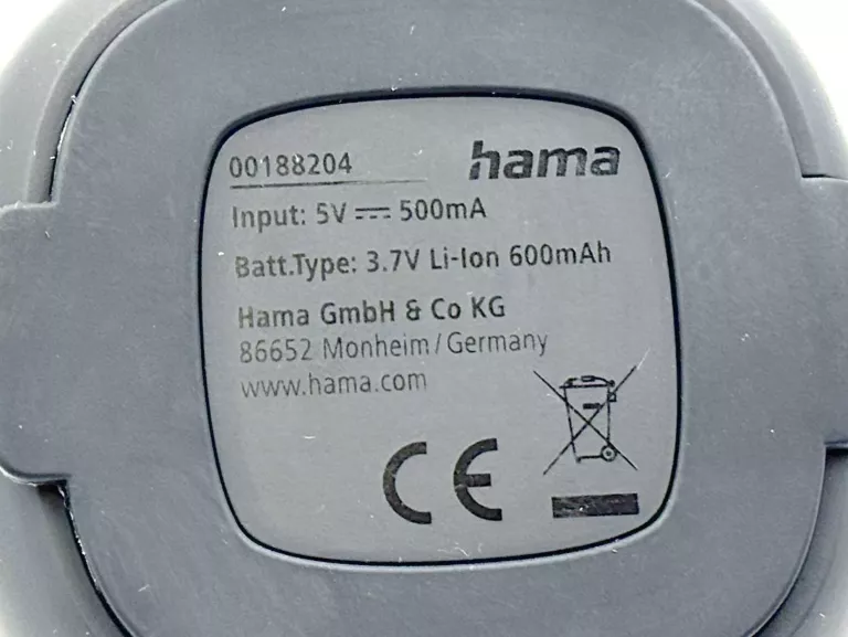 GŁOŚNIK PRZENOŚNY HAMA TUBE 2.0 CZARNY 3W