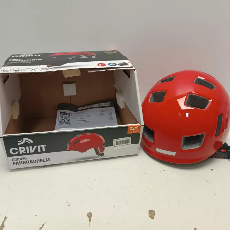 CRIVIT KASK DZIECIĘCY XS/S CZERWONY