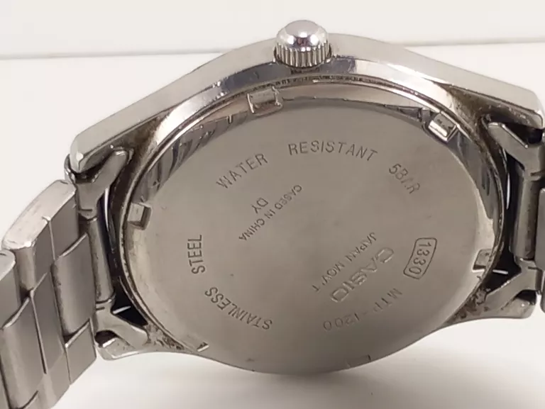 ZEGAREK MĘSKI CASIO MTP-1200 SREBRNY