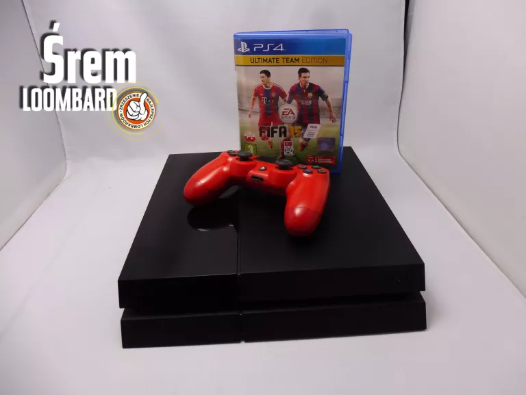 KONSOLA PS4 FAT 500GB, GRA, OKABLOWANIE, PAD, STAN DB!