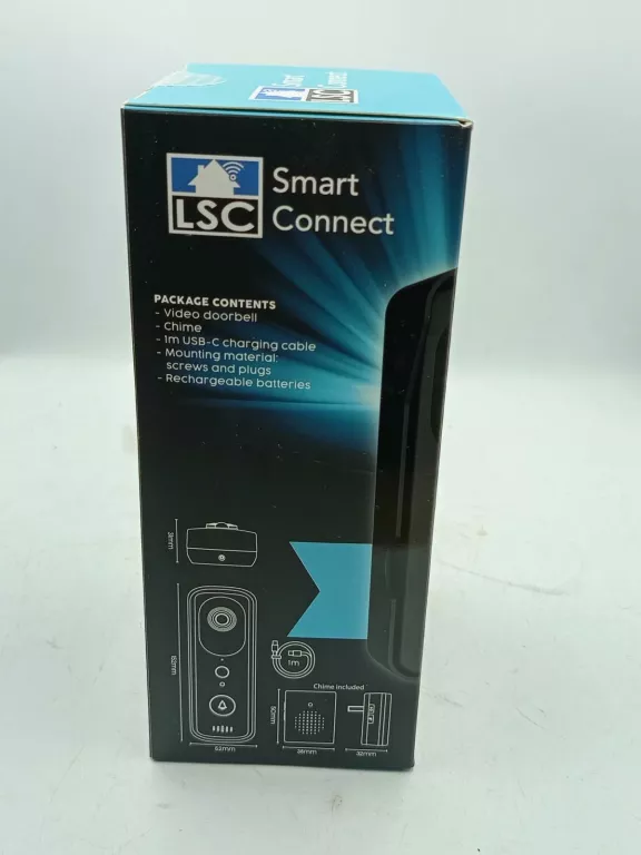 INTELIGENTNY DZWONEK DO DRZWI Z KAMERĄ LSC SMART CONNECT 1296P