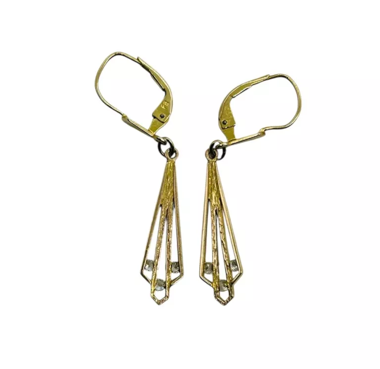 ŚLICZNE ZŁOTE KOLCZYKI 333/2,55G