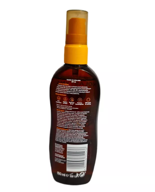 KOLASTYNA ODŻYWCZY OLEJEK DO OPALANIA SPF20 150ML