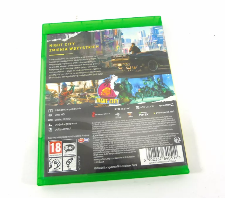 GRA XBOX ONE CYBERPUNK 2077